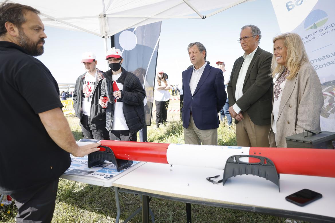 El consejero de Educación, Universidades y Ciencia, Enrique Ossorio, asiste a la final en Villanueva de la Cañada